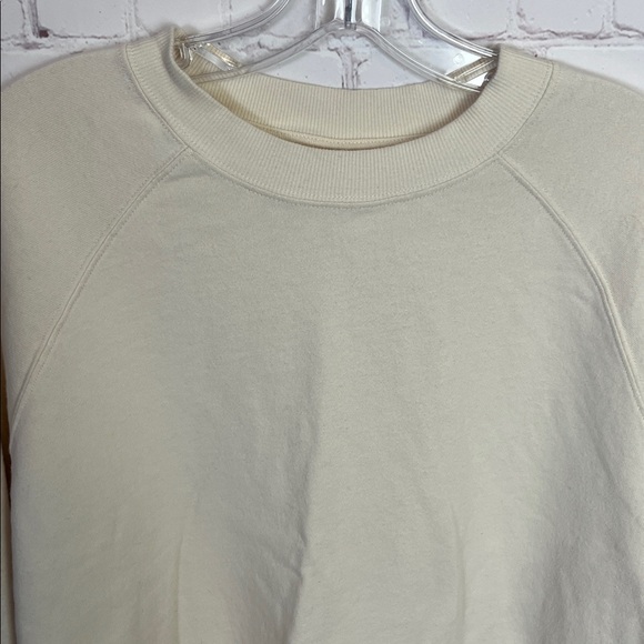 Vuori Cream Crewneck Terry Sweatshirt - Picture 2 of 11